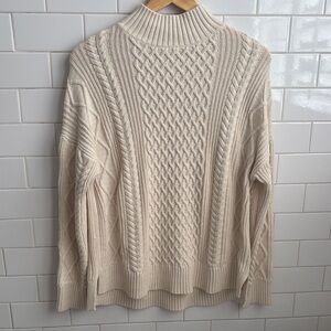 J. Crew Ivory Knit Sweater